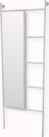 מראת גוף + סולם מתכת פירזול WHITE