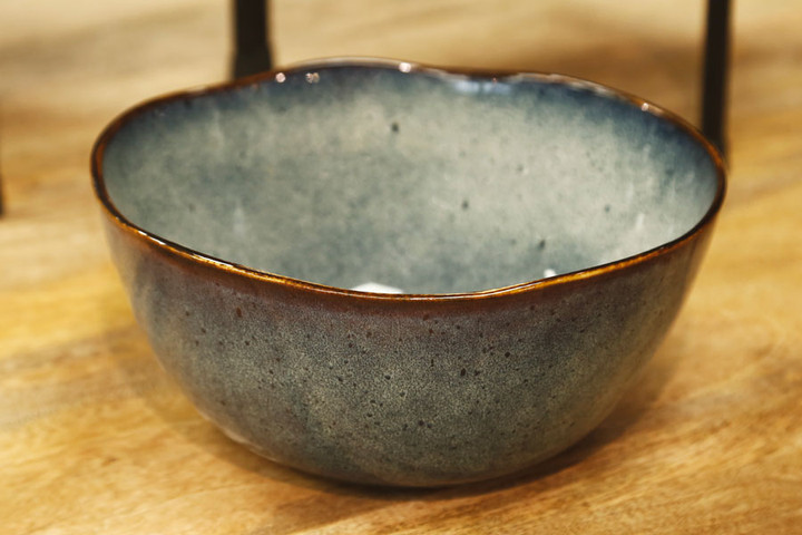 קערה לסלט 24X24X10 STONE WARE BLUE