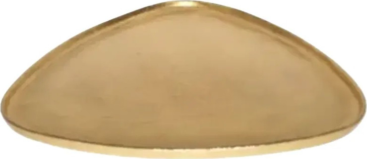 צלחת הגשה משולשת 41X41 ס״מ BRASS GOLD