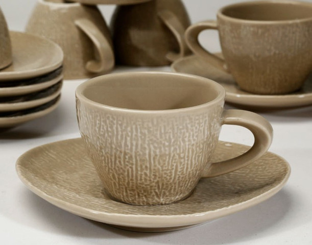 סט קפה 12 חלקים פורצלן New Bone China מוקה – SLMPEL