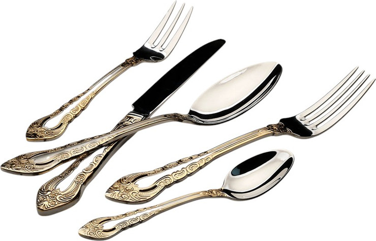 סט סכו"ם 30 חלקים 18/10 SATIN MATT INOX GOLD