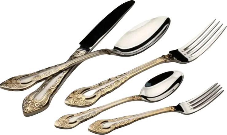 סט סכו"ם 72 חלקים 18/10 SATIN MATT INOX GOLD