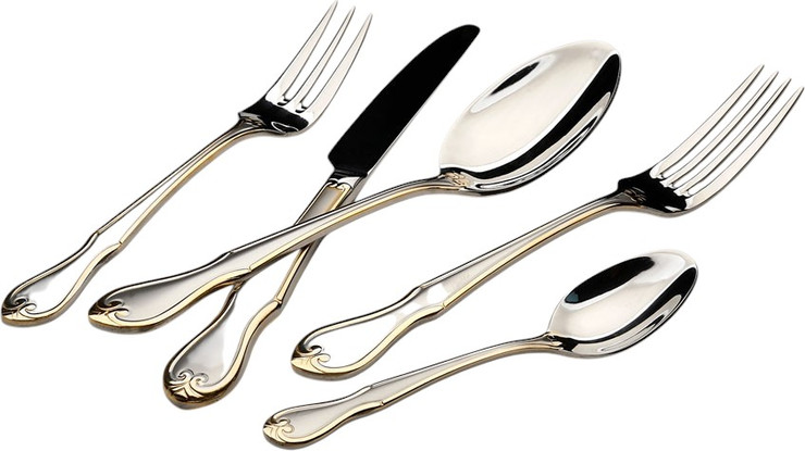 סט סכו"ם 30 חלקים 18/10 SATIN MATT INOX GOLD