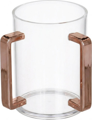 נטלת אקריליק 1000ml ידיות ברונזה