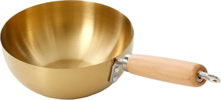 קלחת הגשה נירוסטה קוטר 18 ס״מ זהב Dream Chef