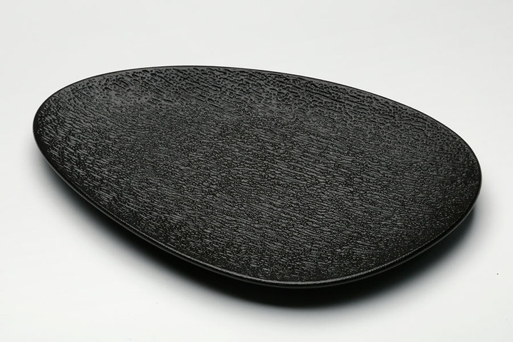 פלטה NEW BON CHINA SIMPLE BLACK 9/36 23X15.3X2