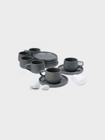 סט תה 320 מ"ל STONE WARA GREY