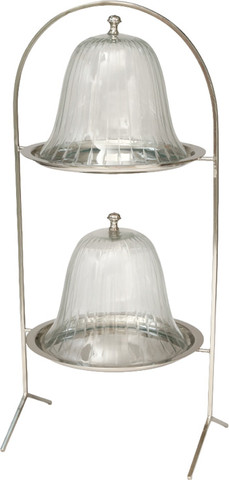 מעמד זוג פעמונים NICKEL BRASS 26X23X57 ניקל