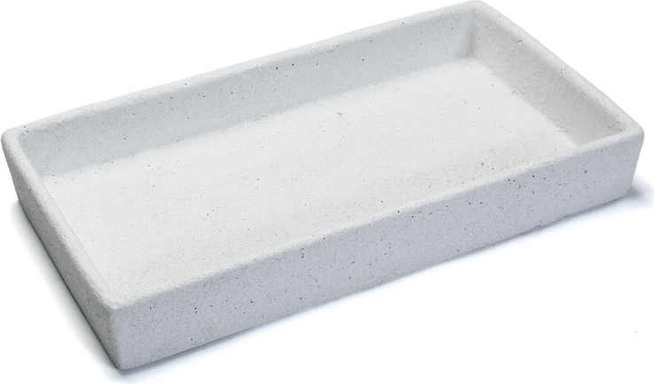 מגש מלבני 40X22X6 TROPHY WHITE