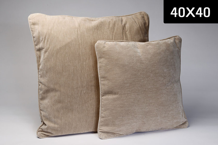 כרית 45X45 VELVET FABRIC KHAKI