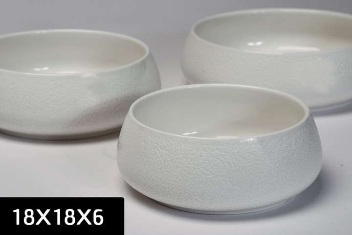 צלחת עמוקה למרק  18X18 ס״מ SPECIAL WHITE