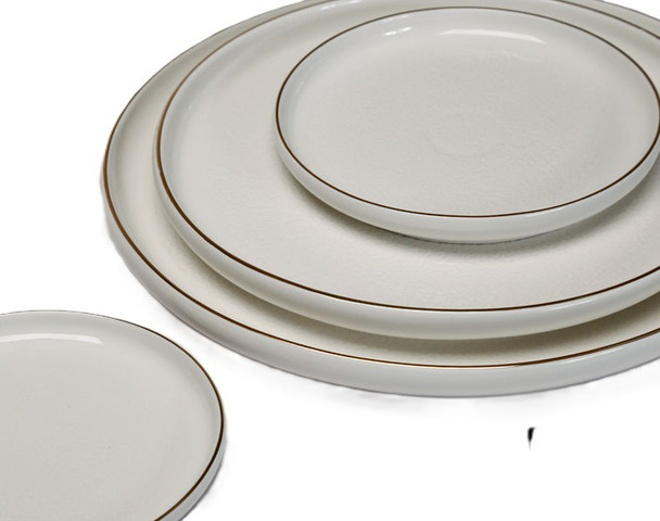 צלחת עוגה  15 ס״מ  SPECIAL WHITE/GOLD