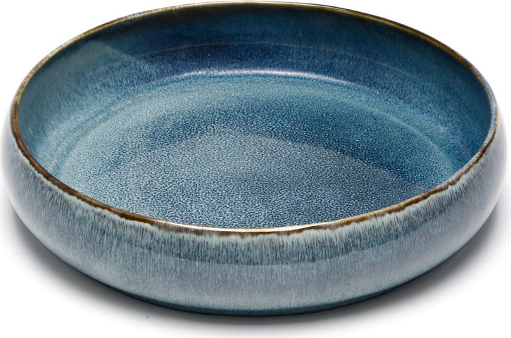 קערה לפירות STONE WARE MADRIO BLUE בעיצוב מוקפד, בעל טקסטורה עשירה ומראה נקי ואלגנטי.