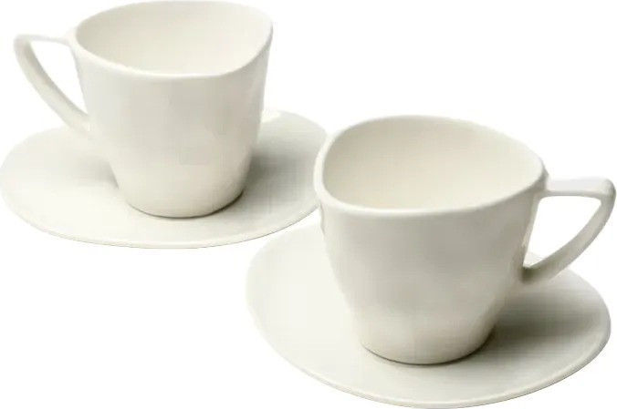 סט קפה פורצלן Simple White