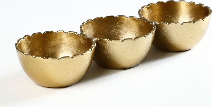 קברט שלושה חלקים BRASS GOLD