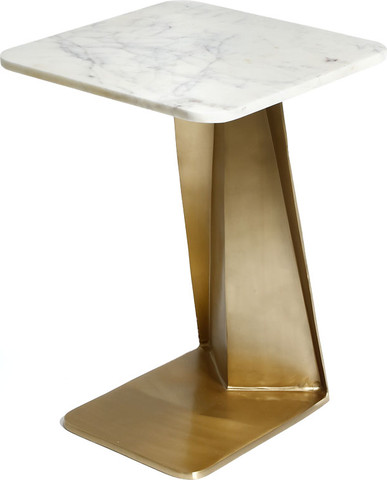 שולחן נשכן BRASSוMARBAL VALINTINO 40X40X58