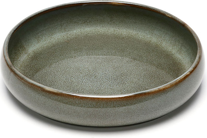 קערה STONE WARE MADRIO GREEN בעיצוב מוקפד, בעל טקסטורה עשירה ומראה נקי ואלגנטי.
