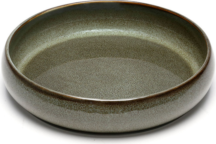 קערה לפירות STONE WARE MADRIO GREEN בעיצוב מוקפד, בעל טקסטורה עשירה ומראה נקי ואלגנטי.