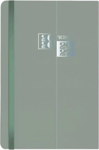 דורנת יומן גדול 17X24 PU פרימיום אפור 26