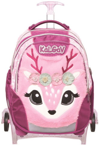 תיק אורטופדי X BAG TROLLEY דגם איילה ורוד – KAL GAV