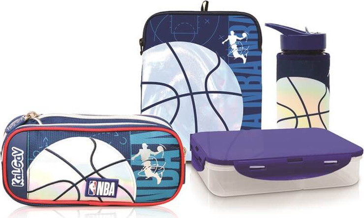 מארז אביזרים דגם NBA כחול – KAL GAL