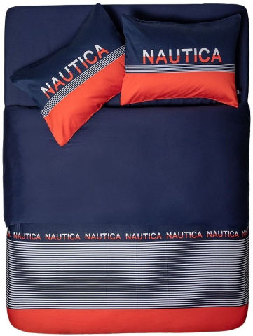 סט מצעים זוגי 160/200 | Nautica Home דגם 'Drifting Away'