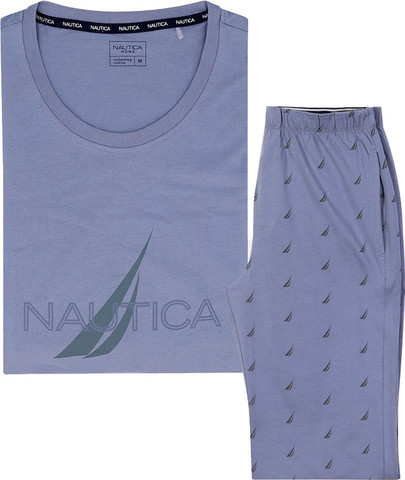 סט פיג'מה Nautica לגברים דגם American dream