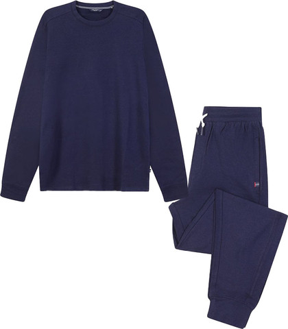 סט פיג'מה Nautica לגברים דגם Soft&cozy