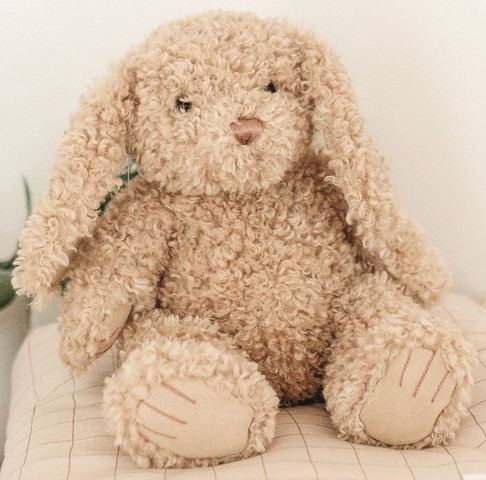 בובה פרוותית ורכה Cuddle - לולה הארנבת