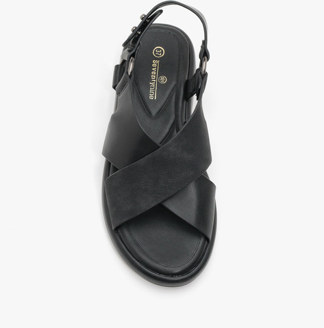 Seventy Nine - סנדלי סבנטי ניין דגם נירה לנשים בצבע שחור