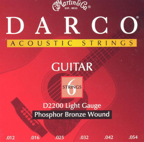 סט מיתרים 0.12 לאקוסטית DARCO D2200