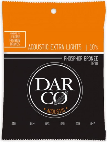 סט מיתרים 0.10 לאקוסטית DARCO D210