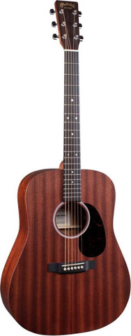 גיטרה אקוסטית מוגברת + נרתיק D-10E-01 Sapele Top