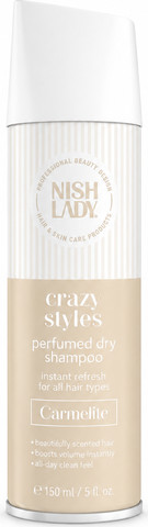 NISH LADY Crazy Styles Perfumed Dry Shampoo – שמפו יבש מבושם