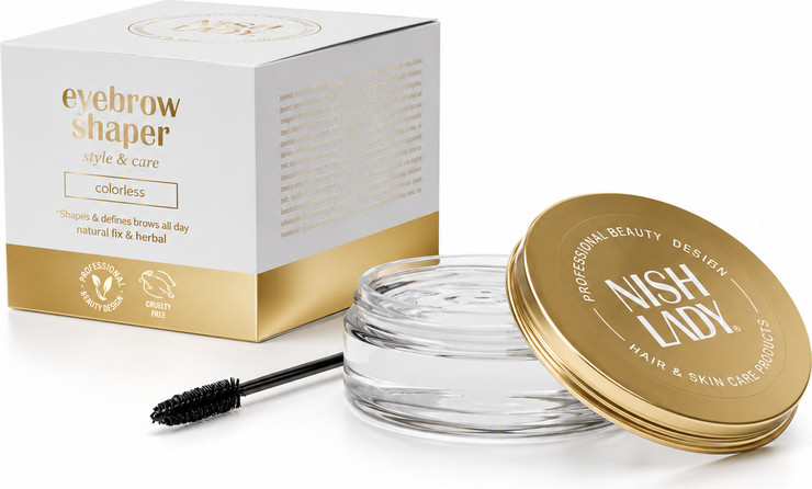 NISH LADY Eyebrow Shaper – עיצוב וקיבוע גבות שחור