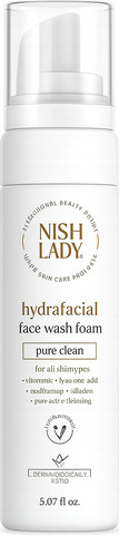 NISH LADY Hydrafacial Face Wash Foam – קצף ניקוי פנים עשיר ומעניק לחות
