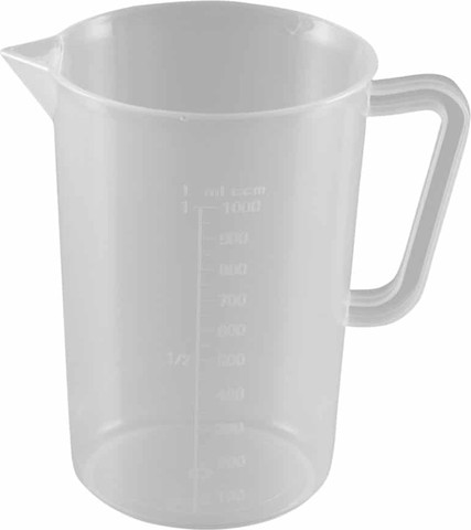 כד מדידה פלסטיק 1 ל Cutterpeeler