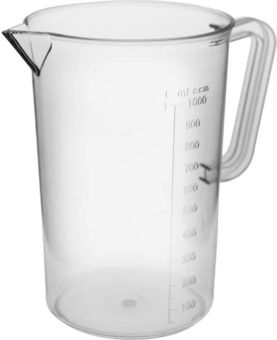 כד מדידה פוליקרבונט 1 ל Cutterpeeler