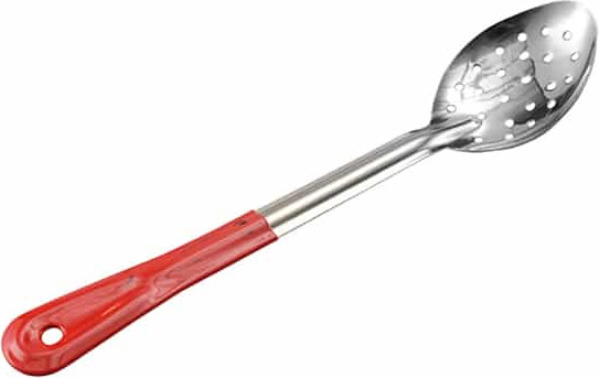 כף הגשה מחוררת אדומה 33 סנטימטר CutterPeeler