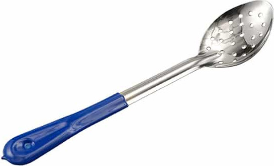 כף הגשה מחוררת כחולה 33 סמ CutterPeeler