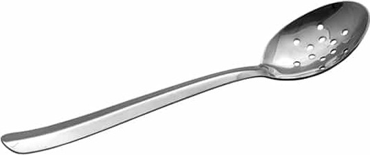 כף מחוררת להגשה נירוסטה 32 סמ CutterPeeler