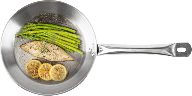 מחבת נירוסטה מקצועית 24 ס"מ Cutterpeeler