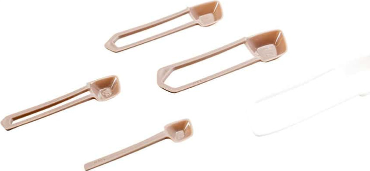 5 כפות מידה מרובע CutterPeeler