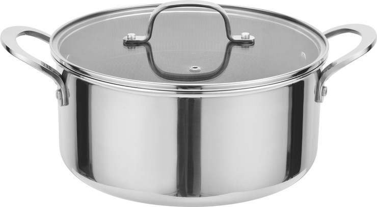 סיר נירוסטה היברידית “חלת דבש” CutterPeeler 24X11cm