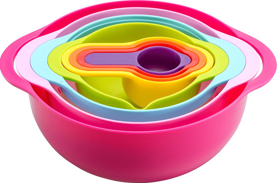 סט קערות + מסננות + כוסות מדידה CutterPeeler