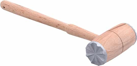פטיש שניצל עץ בוק ראש אלומיניום CutterPeeler