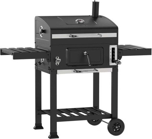 גריל פחמים/מעשנה עם רשת מתרוממת SmokeMaster