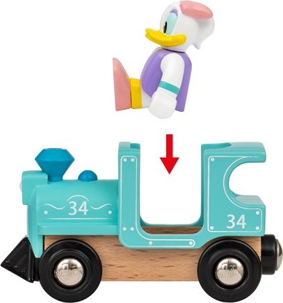 בריו רכבת עם קטר נושא דיסני - דונלד ודייזי + מסלול 32260 - Brio