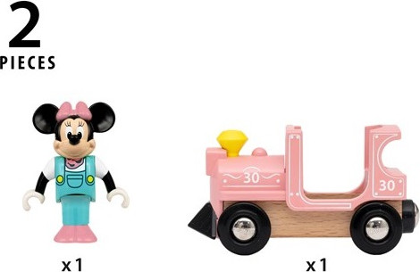 בריו מסלול רכבת ורודה עם דמות דיסני - מיני מאוס 32288 - Brio