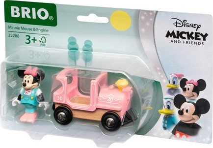 בריו מסלול רכבת ורודה עם דמות דיסני - מיני מאוס 32288 - Brio